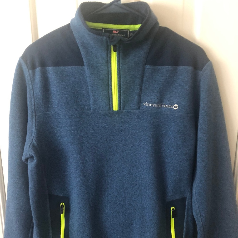 Vineyard Vines Mens fleece quarter zip